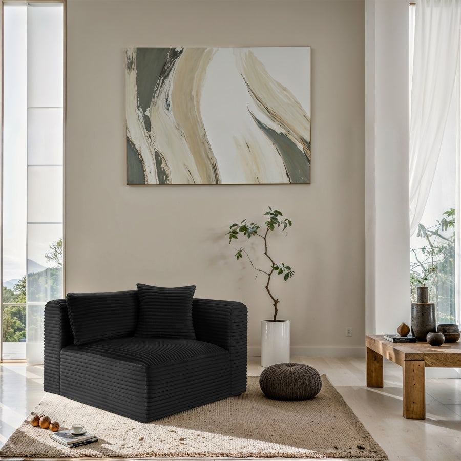 Fauteuil d'appoint rembourré en chenille Vivi