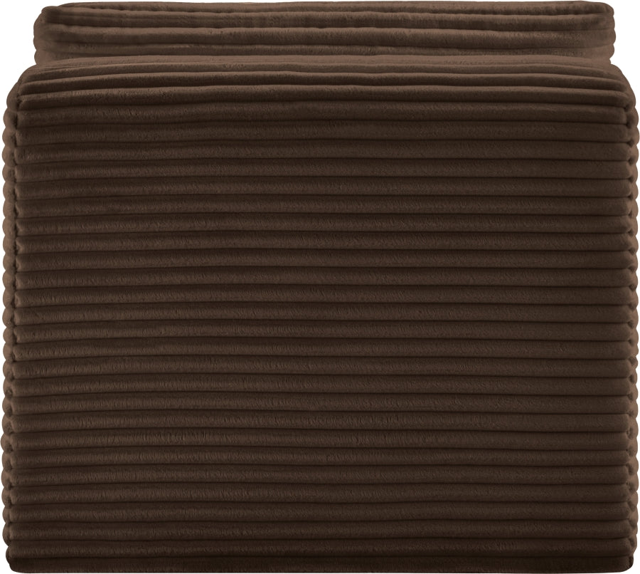 Shaggy Corduroy Performance Fabric Upholstered Accent Chair