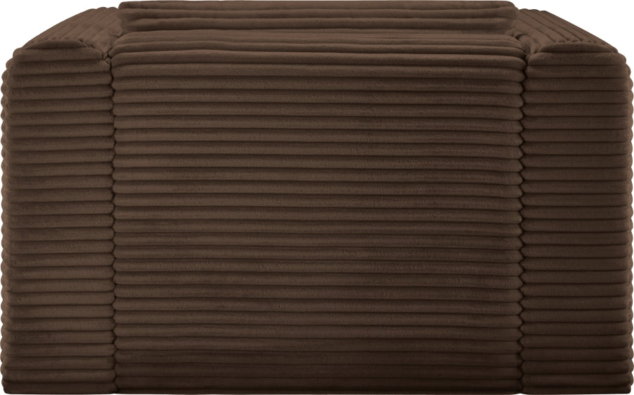 Shaggy Corduroy Performance Fabric Upholstered Accent Chair