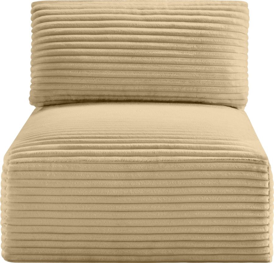 Shaggy Corduroy Performance Fabric Upholstered Accent Chair