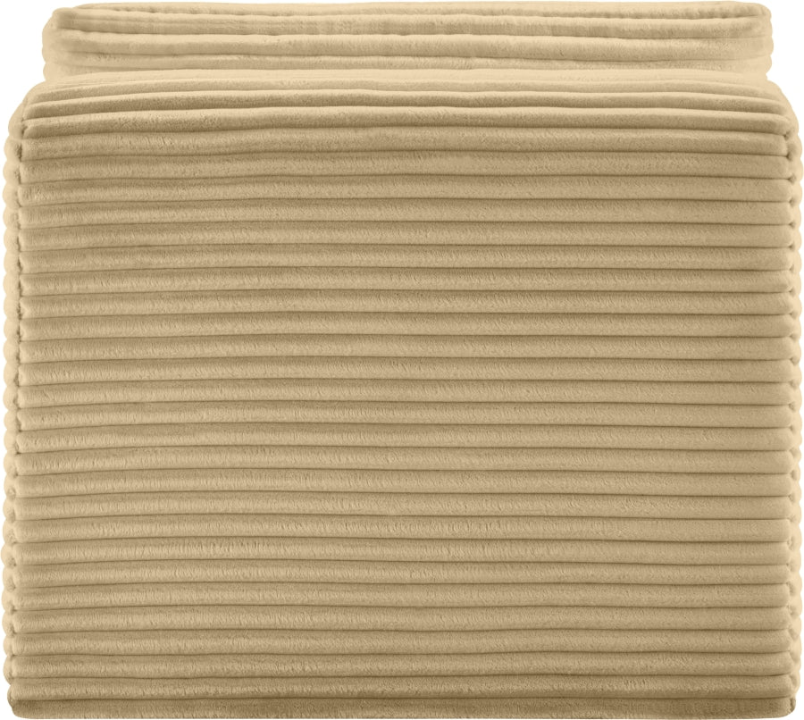 Shaggy Corduroy Performance Fabric Upholstered Accent Chair