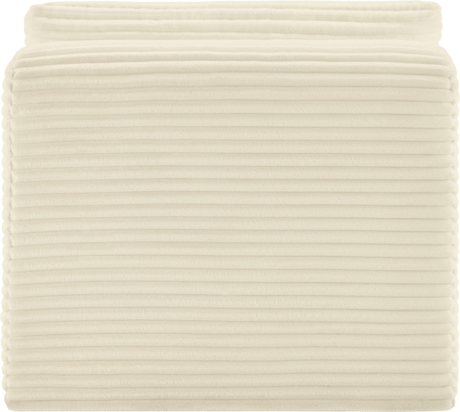 Shaggy Corduroy Performance Fabric Upholstered Accent Chair