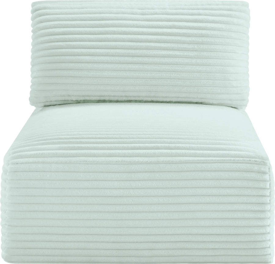 Shaggy Corduroy Performance Fabric Upholstered Accent Chair