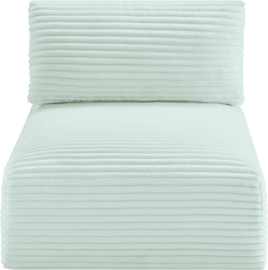 Shaggy Corduroy Performance Fabric Upholstered Accent Chair