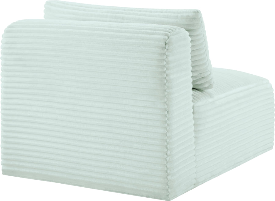 Shaggy Corduroy Performance Fabric Upholstered Accent Chair