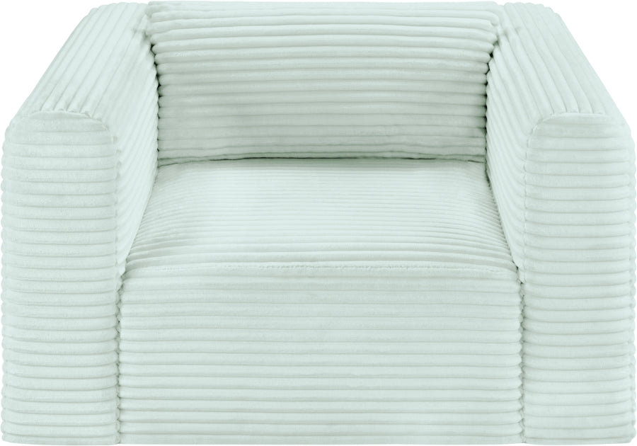 Shaggy Corduroy Performance Fabric Upholstered Accent Chair