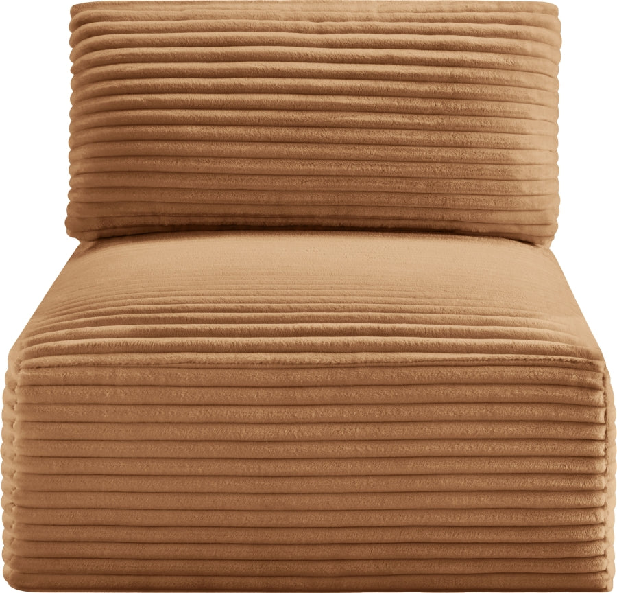 Shaggy Corduroy Performance Fabric Upholstered Accent Chair