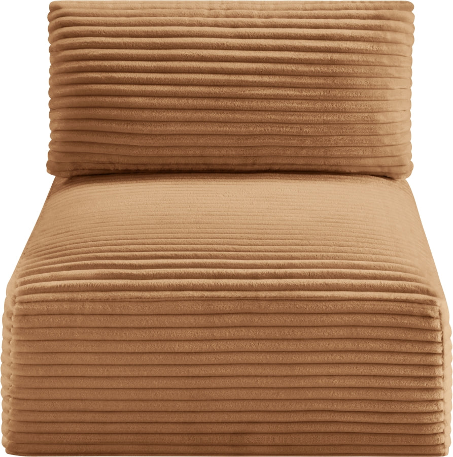 Shaggy Corduroy Performance Fabric Upholstered Accent Chair