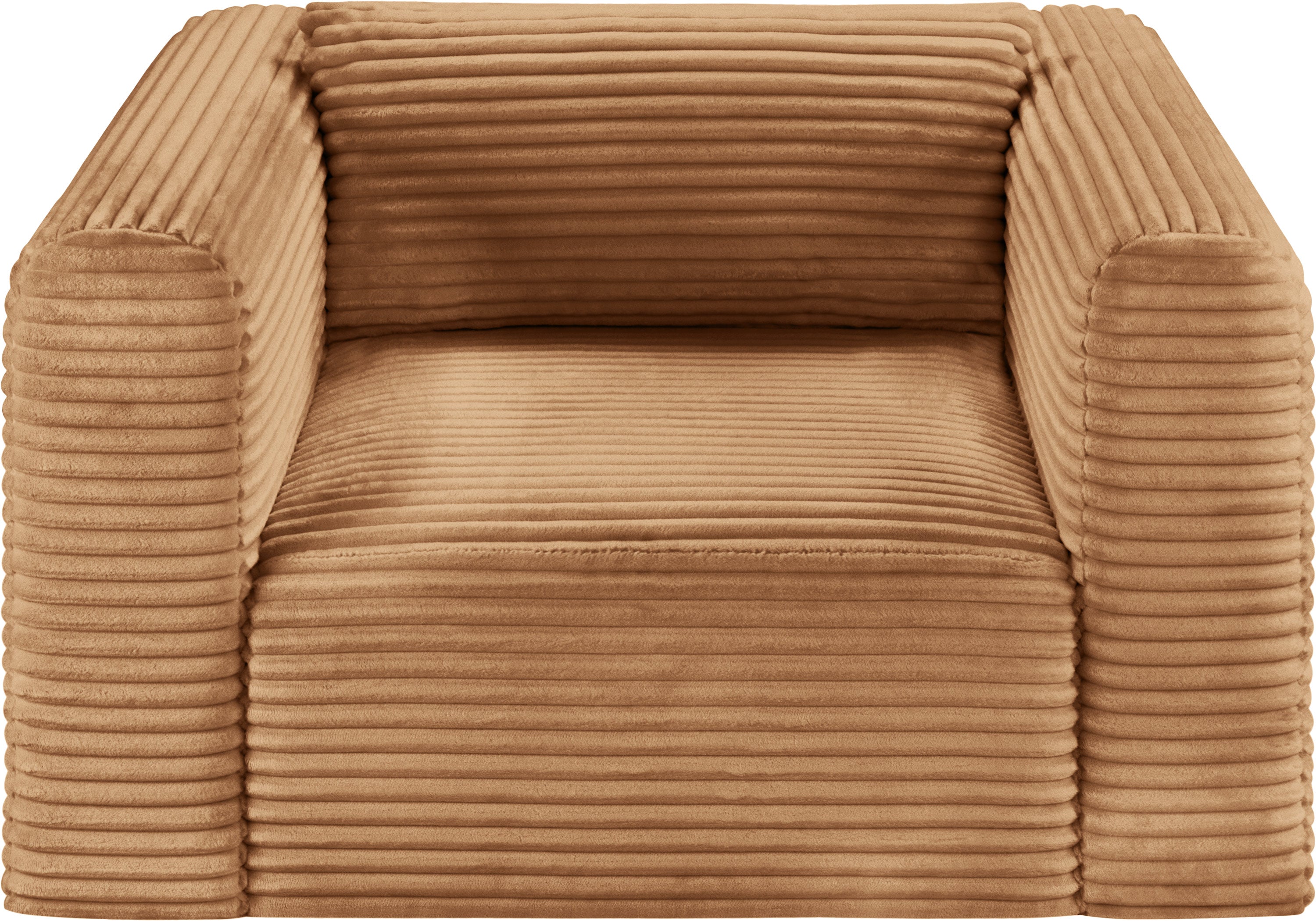 Shaggy Corduroy Performance Fabric Upholstered Accent Chair