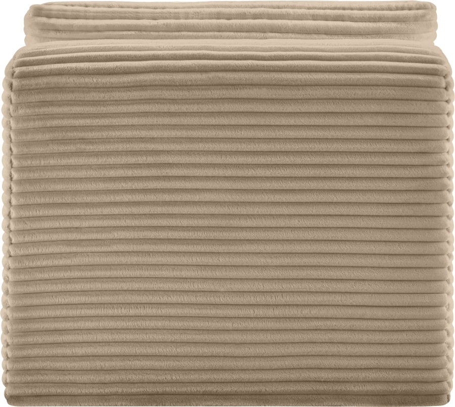 Shaggy Corduroy Performance Fabric Upholstered Accent Chair