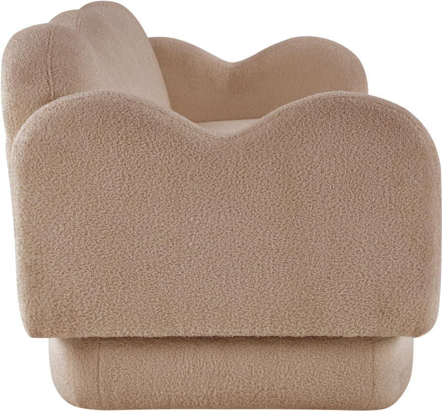 Canapé rembourré en tissu Bloom Teddy