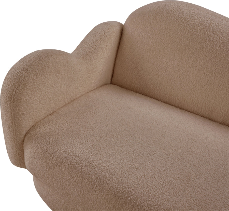 Canapé rembourré en tissu Bloom Teddy