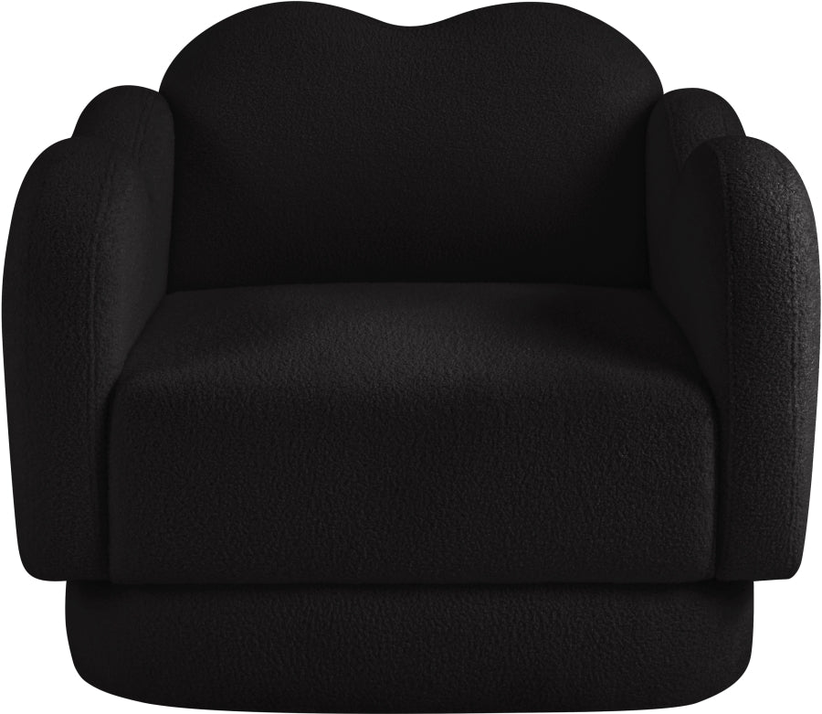 Fauteuil d'appoint rembourré en chenille Vivi