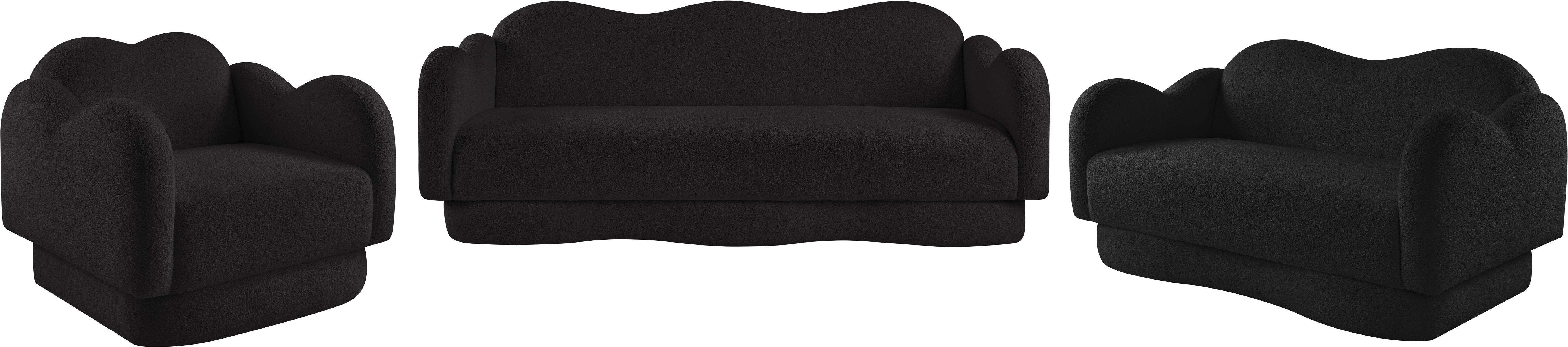 Fauteuil d'appoint rembourré en chenille Vivi