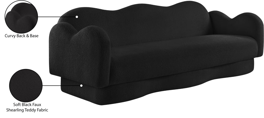 Canapé rembourré en tissu Bloom Teddy