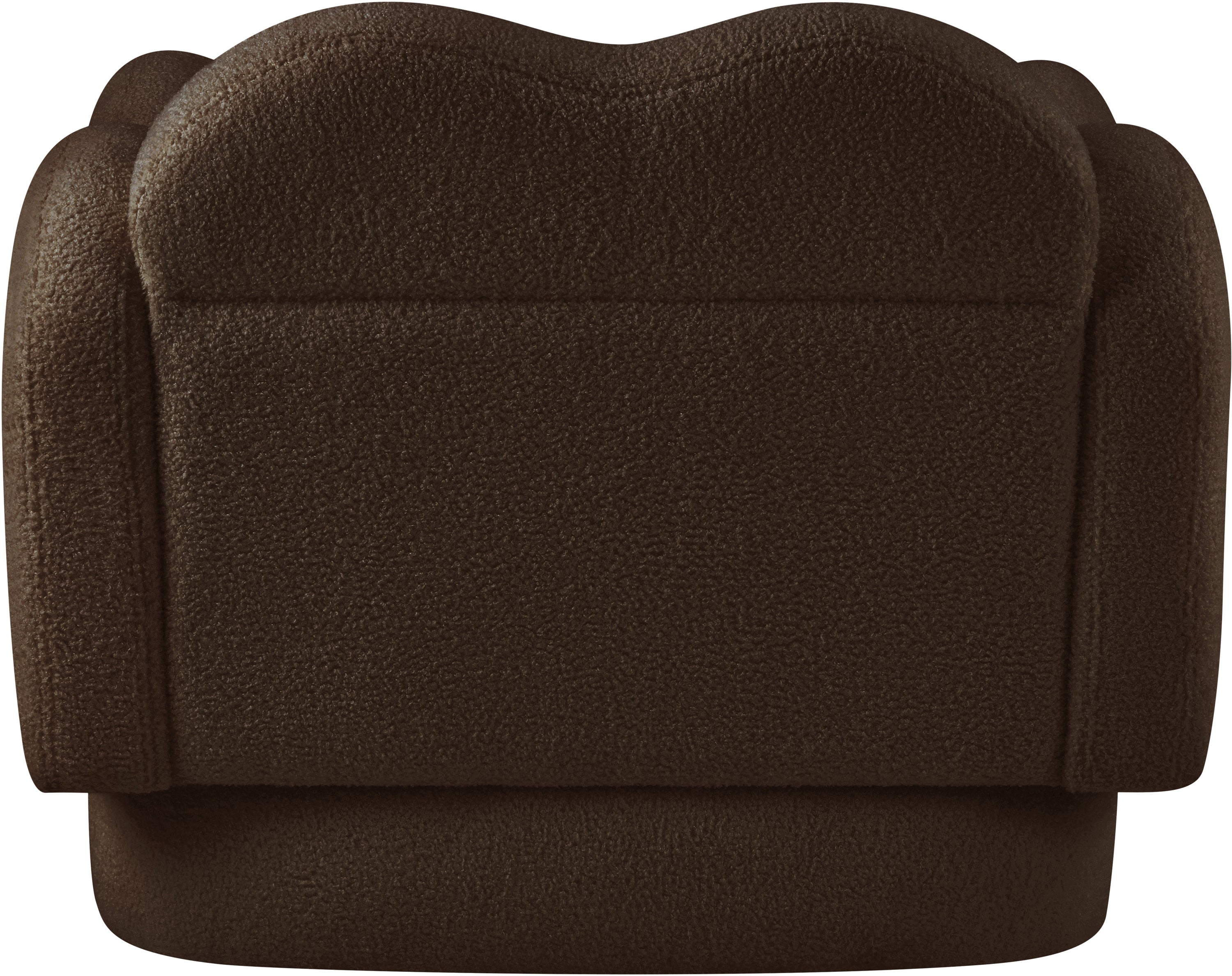 Fauteuil d'appoint rembourré en chenille Vivi