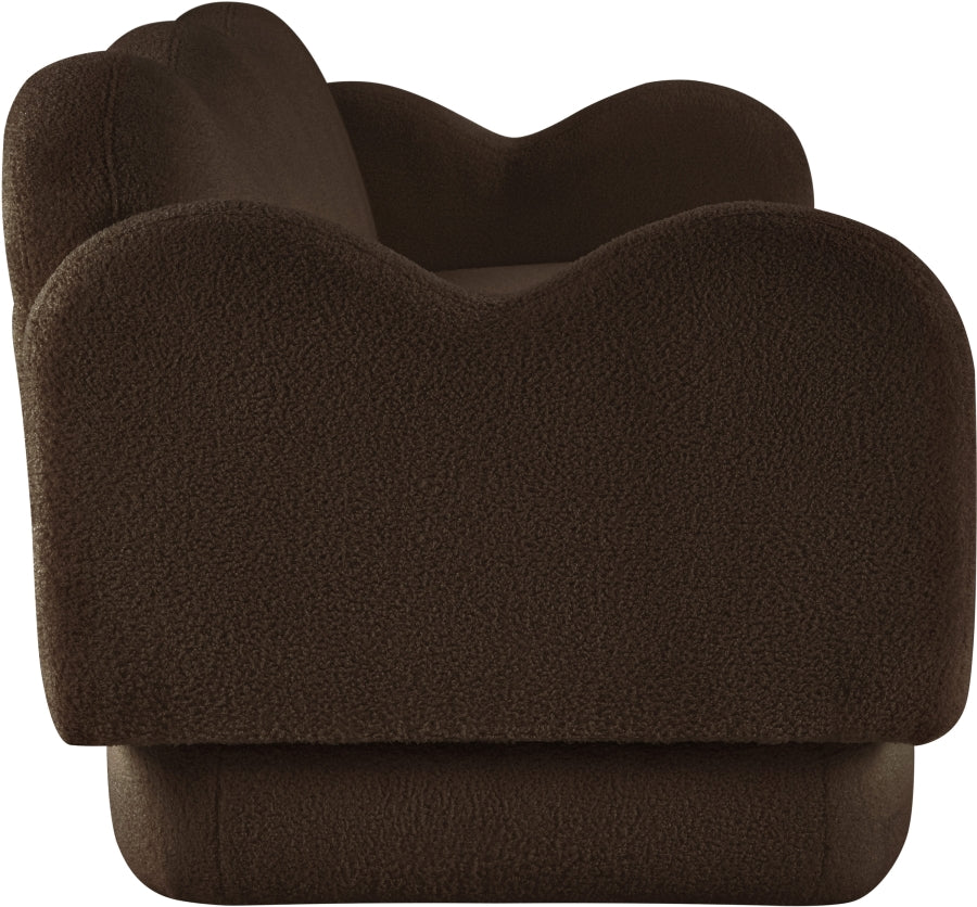 Canapé rembourré en tissu Bloom Teddy