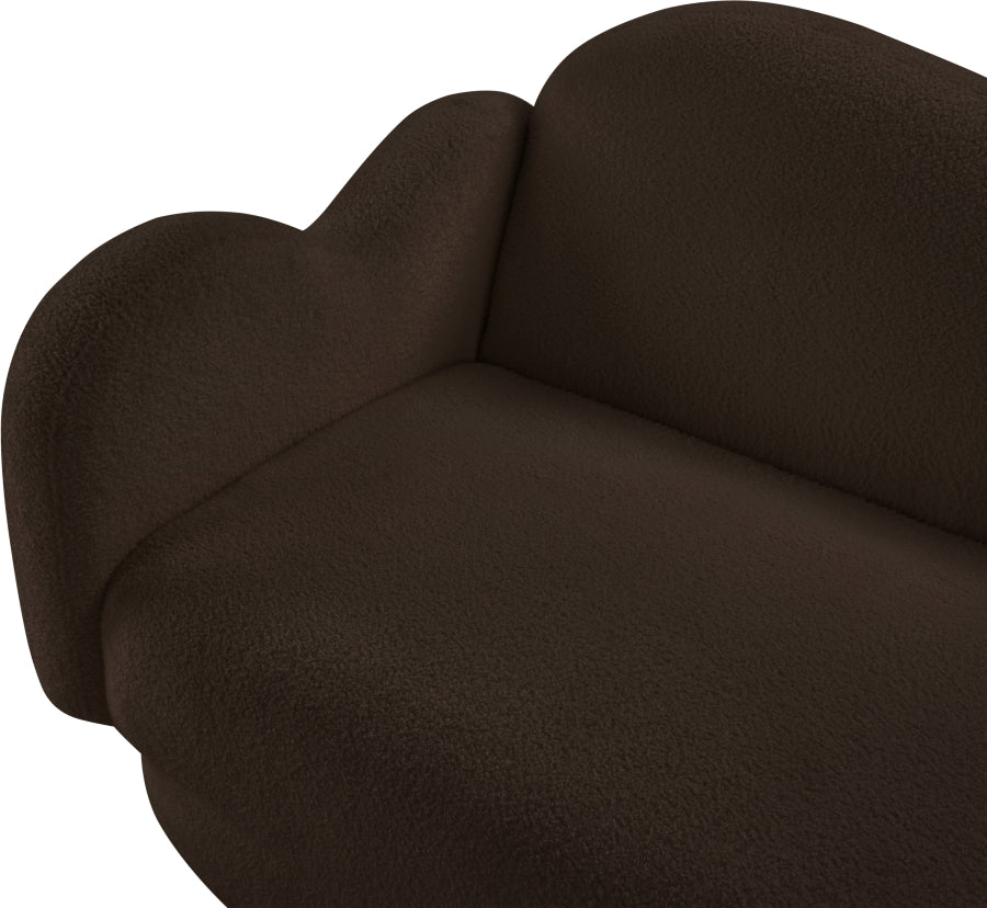 Canapé rembourré en tissu Bloom Teddy