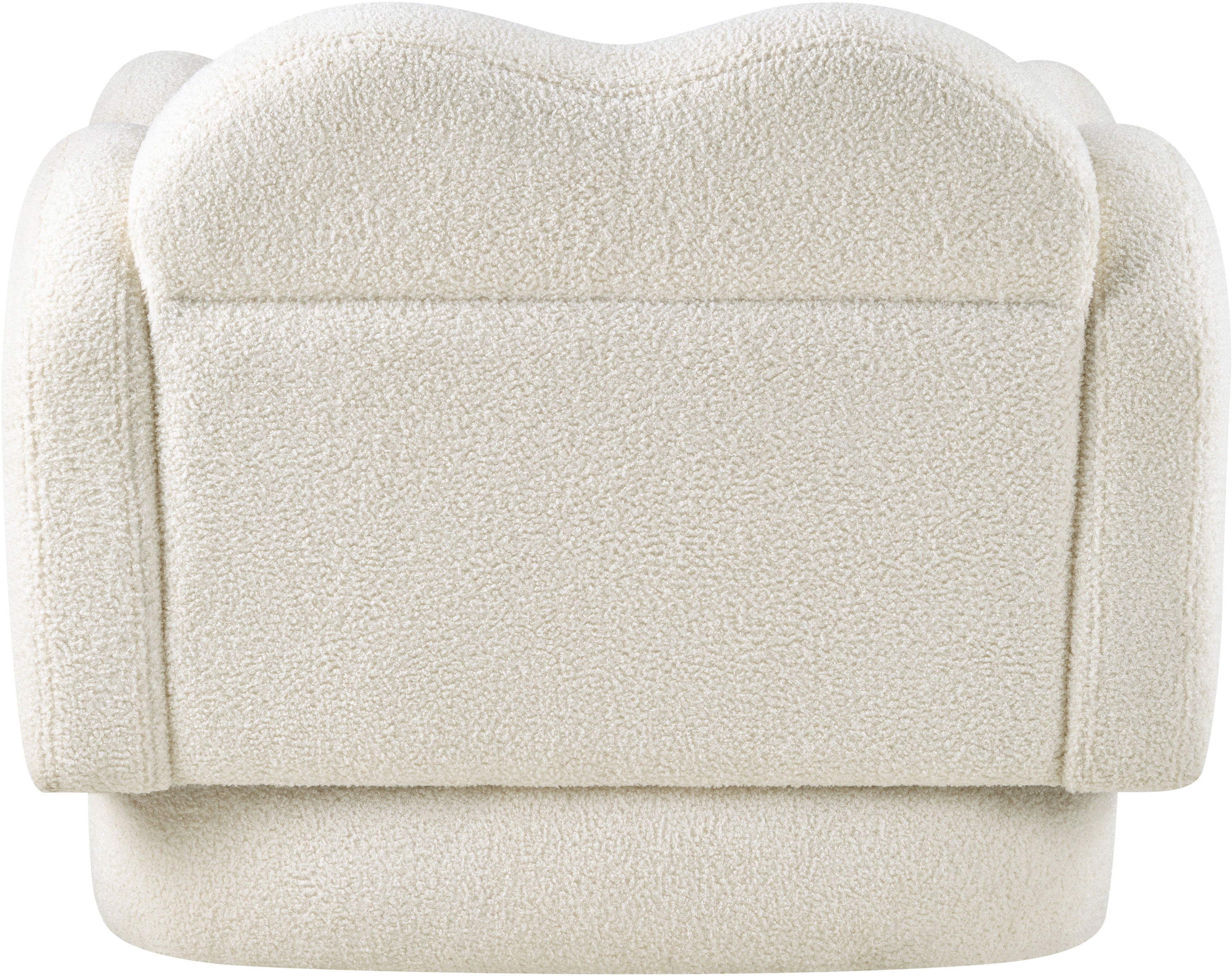 Fauteuil d'appoint rembourré en chenille Vivi