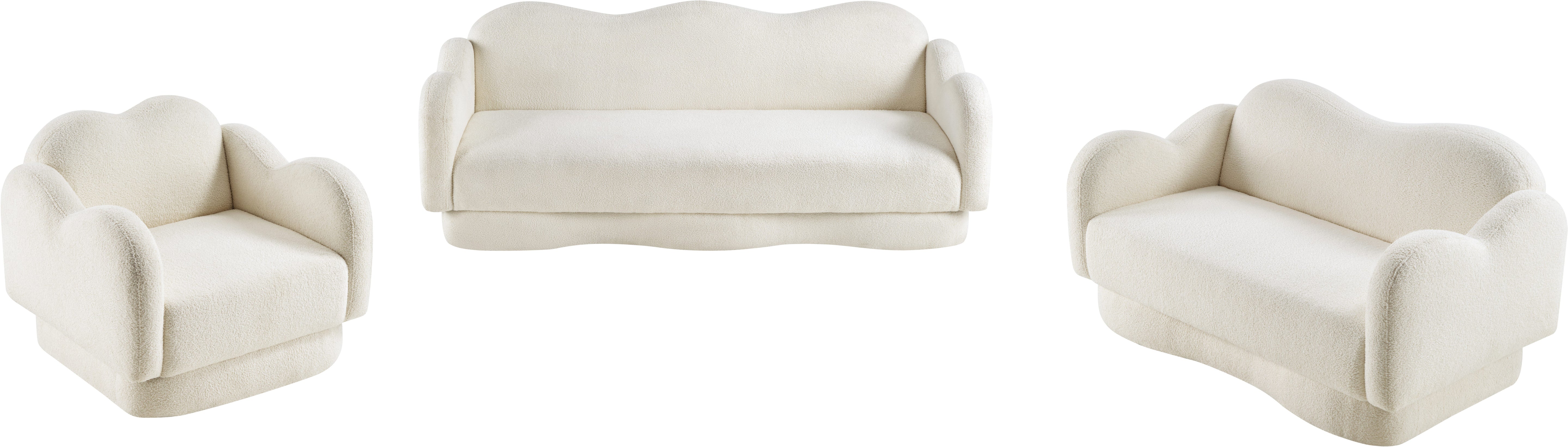 Fauteuil d'appoint rembourré en chenille Vivi