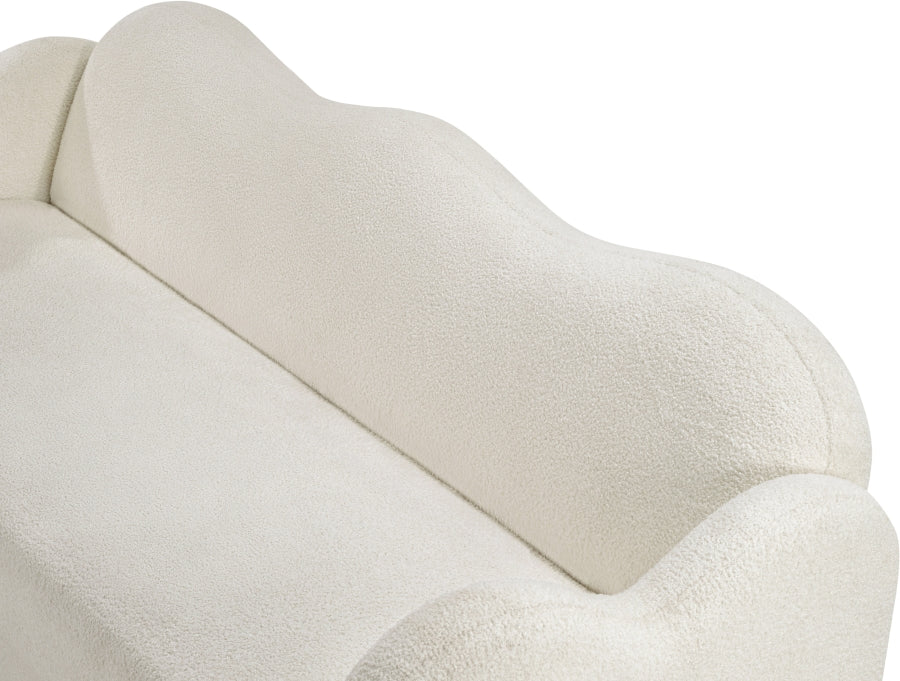 Canapé rembourré en tissu Bloom Teddy
