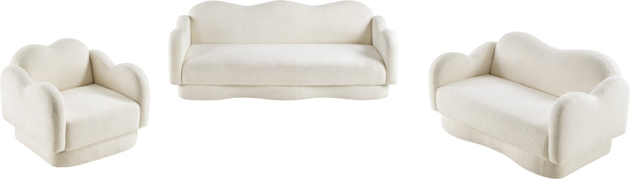 Canapé rembourré en tissu Bloom Teddy