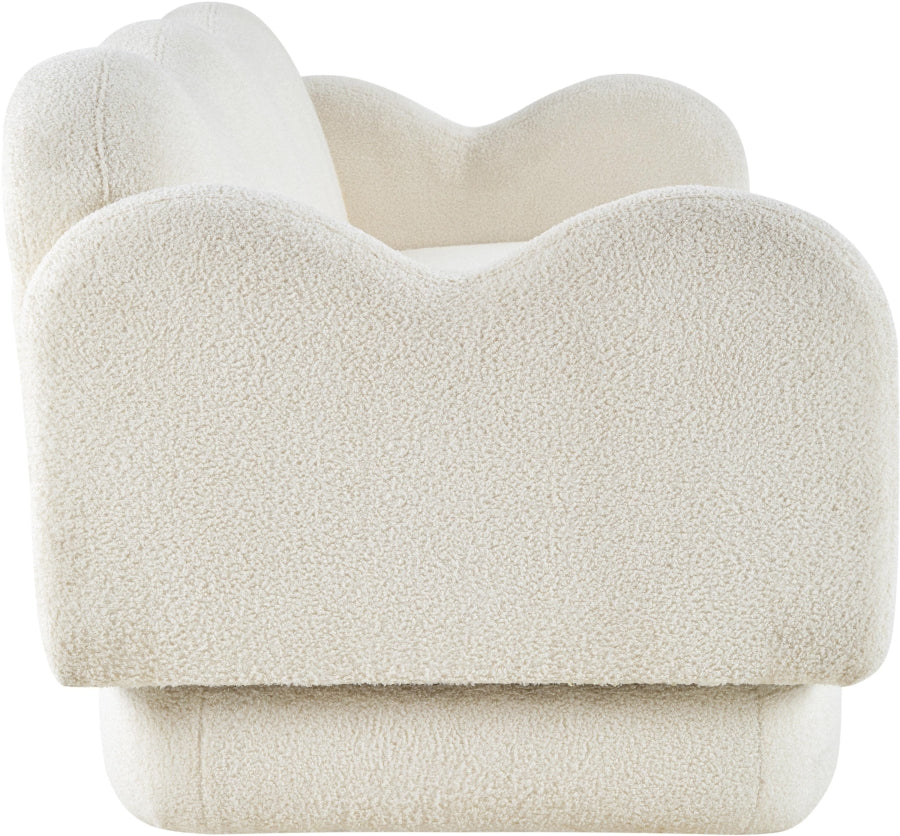 Canapé rembourré en tissu Bloom Teddy
