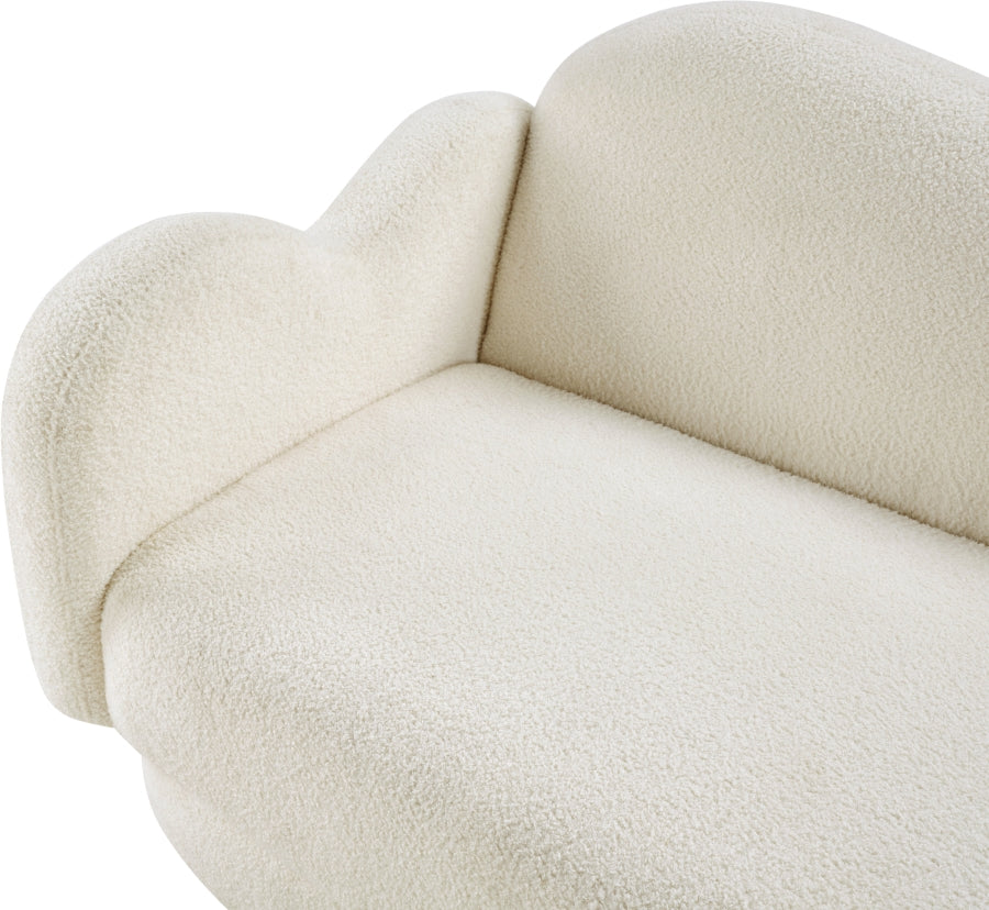 Canapé rembourré en tissu Bloom Teddy