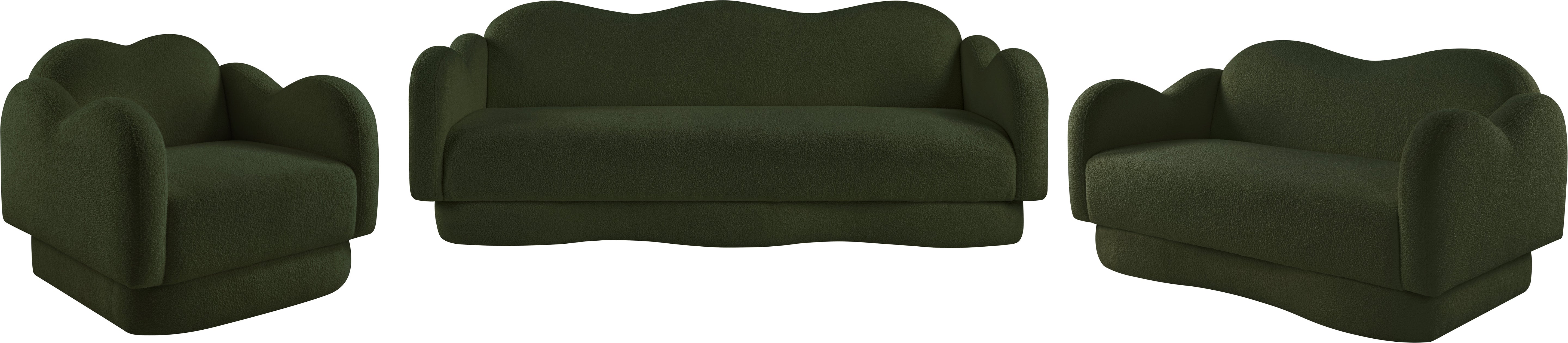 Fauteuil d'appoint rembourré en chenille Vivi