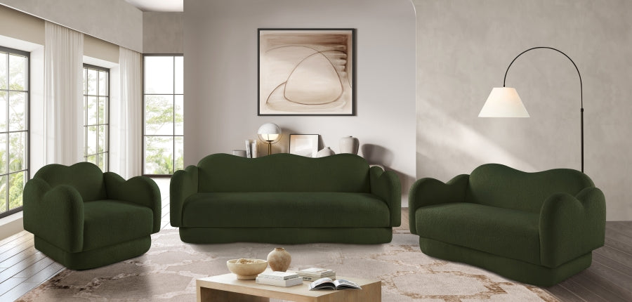 Fauteuil d'appoint rembourré en chenille Vivi