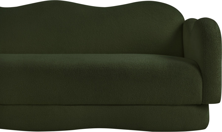 Canapé rembourré en tissu Bloom Teddy
