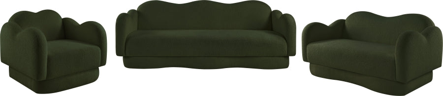 Canapé rembourré en tissu Bloom Teddy