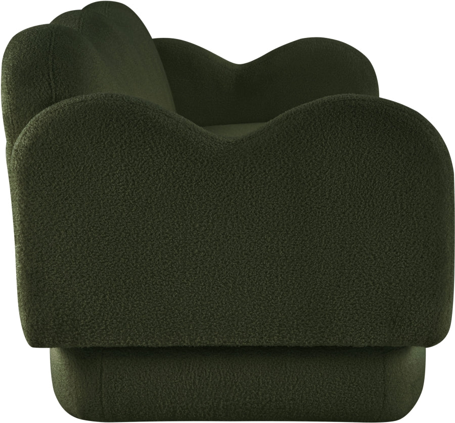 Canapé rembourré en tissu Bloom Teddy