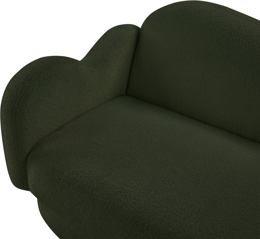 Canapé rembourré en tissu Bloom Teddy