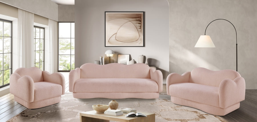 Fauteuil d'appoint rembourré en chenille Vivi