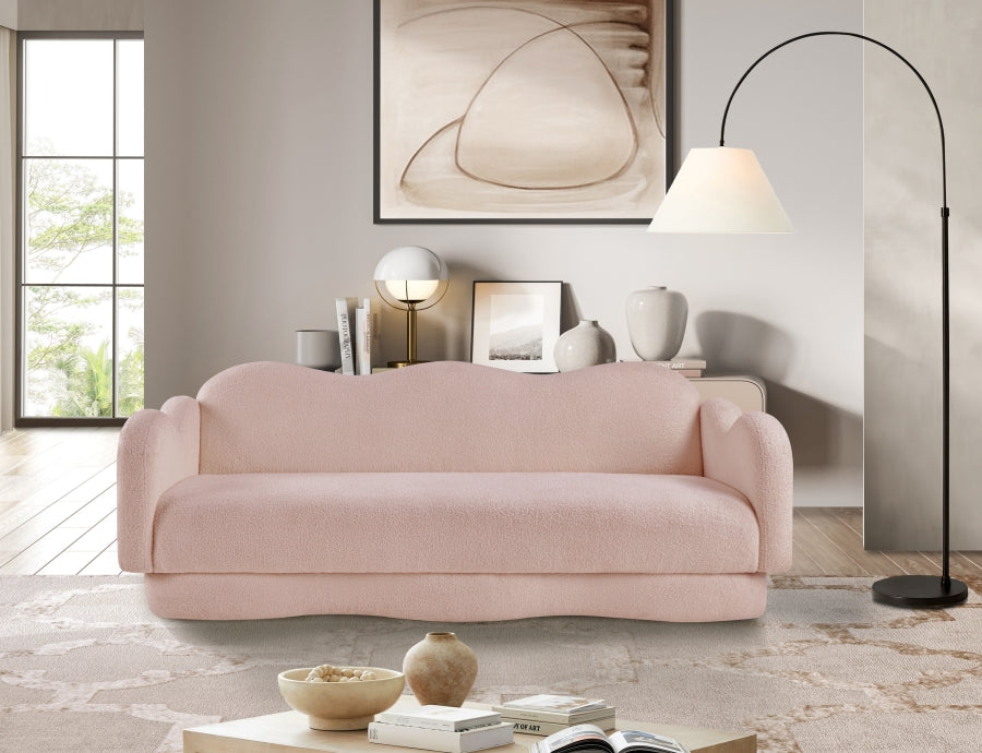 Canapé rembourré en tissu Bloom Teddy