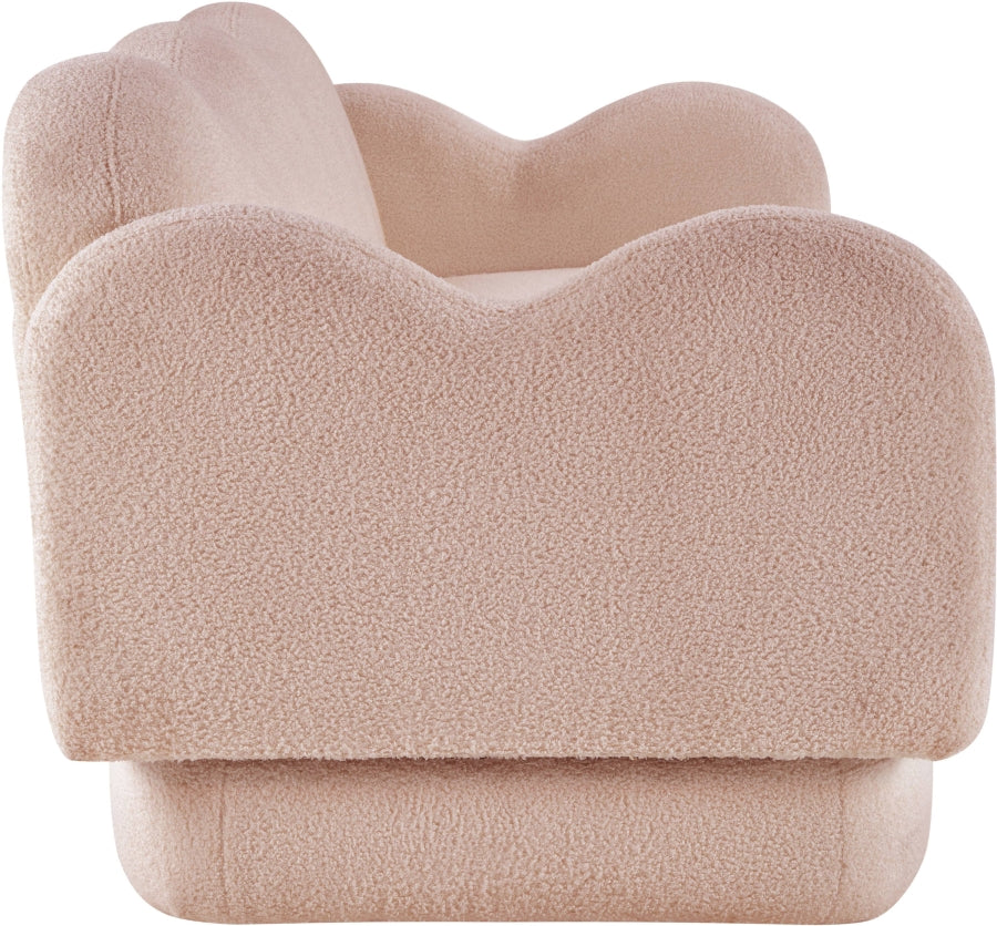 Canapé rembourré en tissu Bloom Teddy