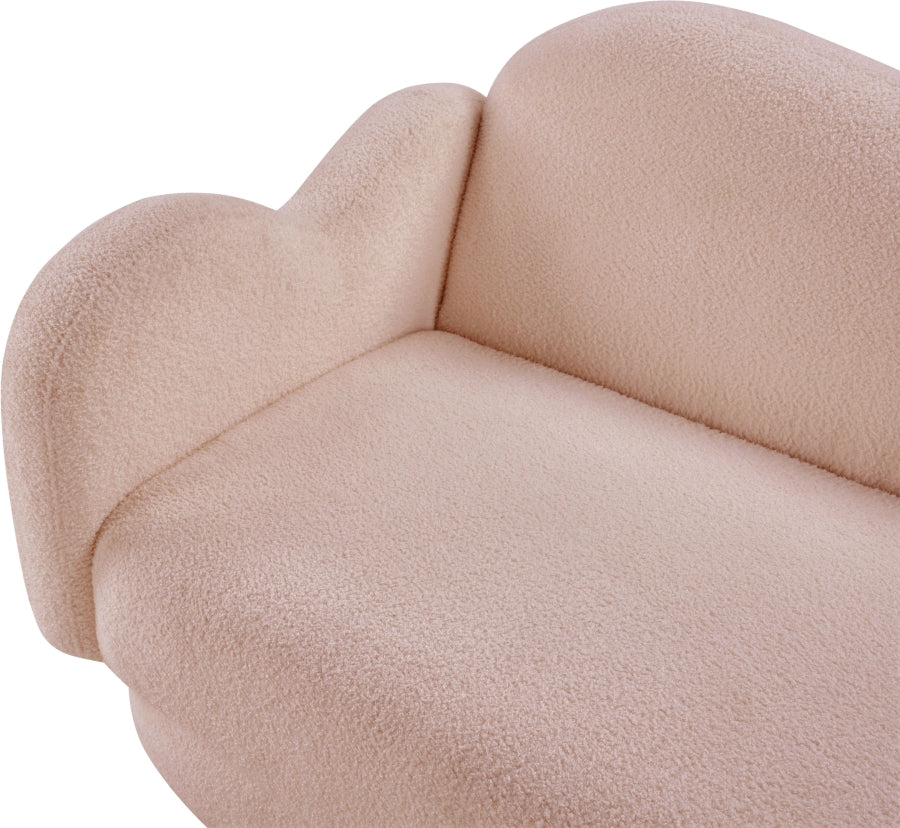 Canapé rembourré en tissu Bloom Teddy