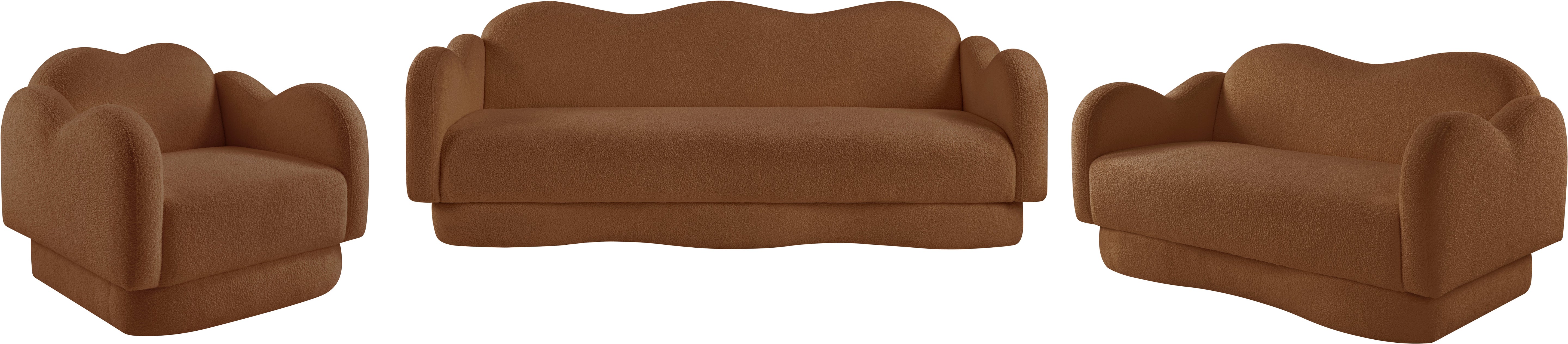 Fauteuil d'appoint rembourré en chenille Vivi