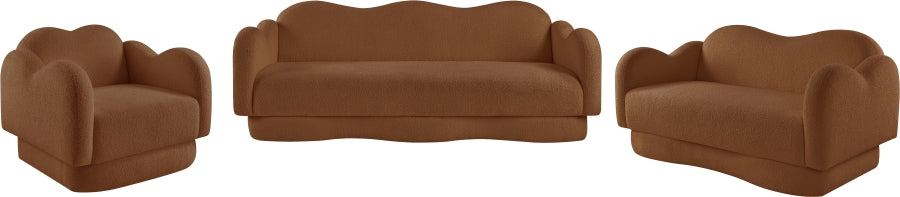 Canapé rembourré en tissu Bloom Teddy