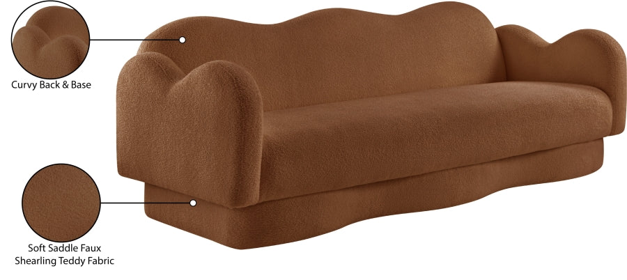 Canapé rembourré en tissu Bloom Teddy