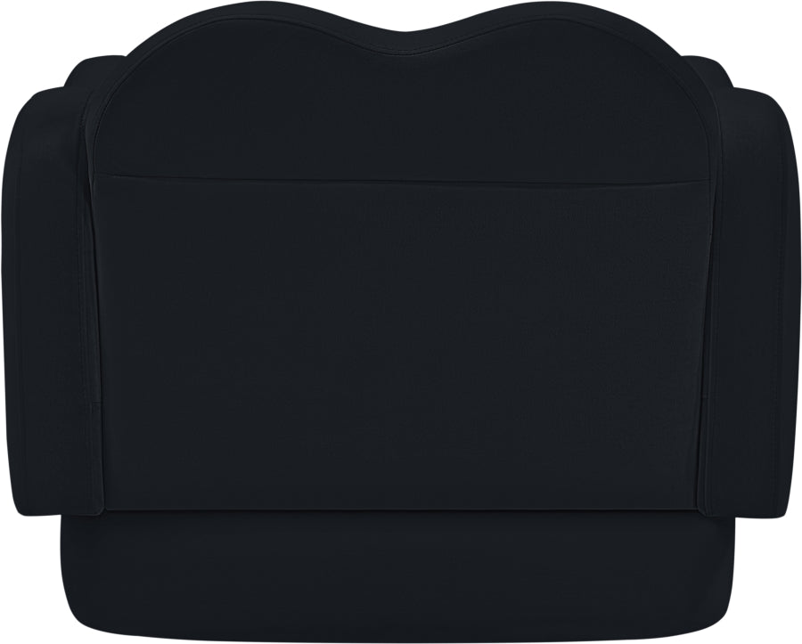 Fauteuil d'appoint rembourré en chenille Vivi