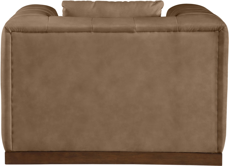 Fauteuil d'appoint rembourré en chenille Vivi
