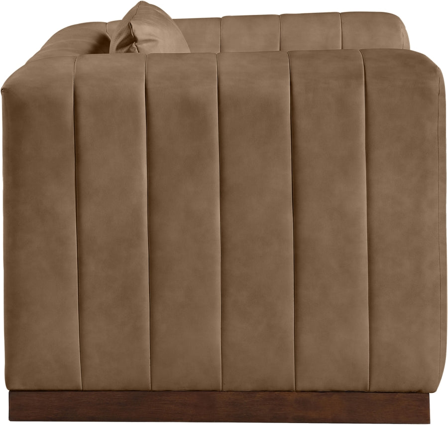 Fauteuil d'appoint rembourré en chenille Vivi