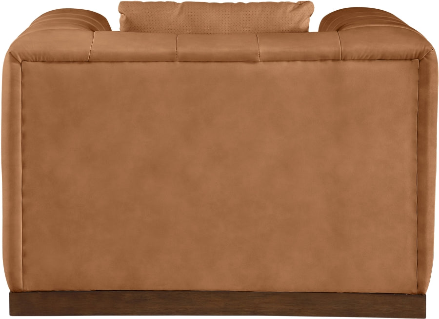 Fauteuil d'appoint rembourré en chenille Vivi