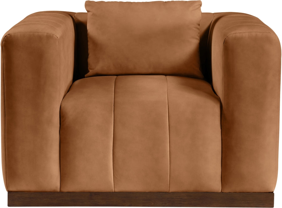 Fauteuil d'appoint rembourré en chenille Vivi