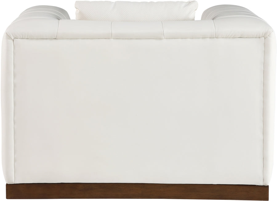 Fauteuil d'appoint rembourré en chenille Vivi