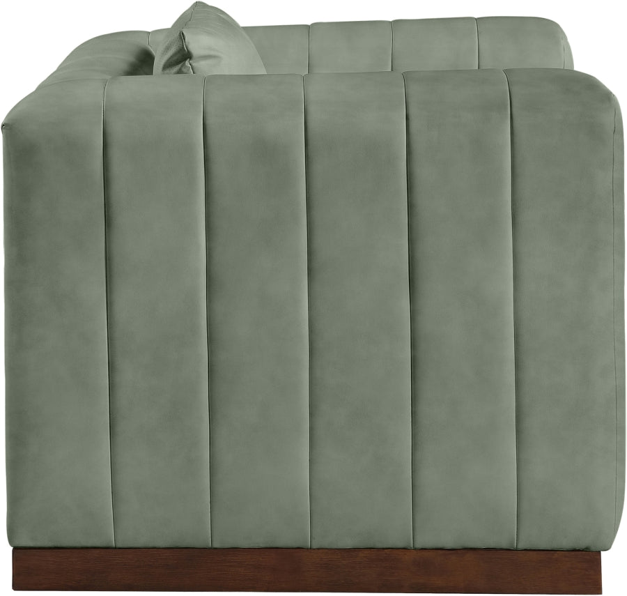 Fauteuil d'appoint rembourré en chenille Vivi