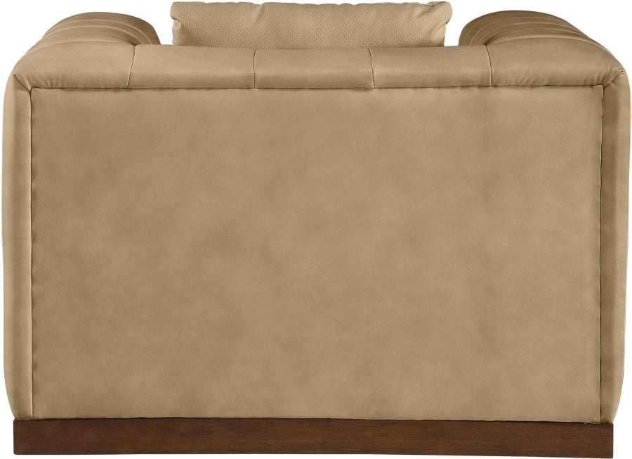 Fauteuil d'appoint rembourré en chenille Vivi
