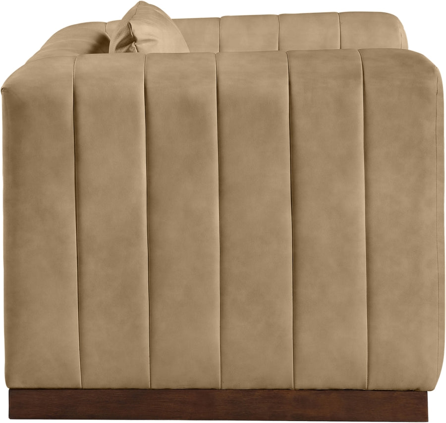 Fauteuil d'appoint rembourré en chenille Vivi